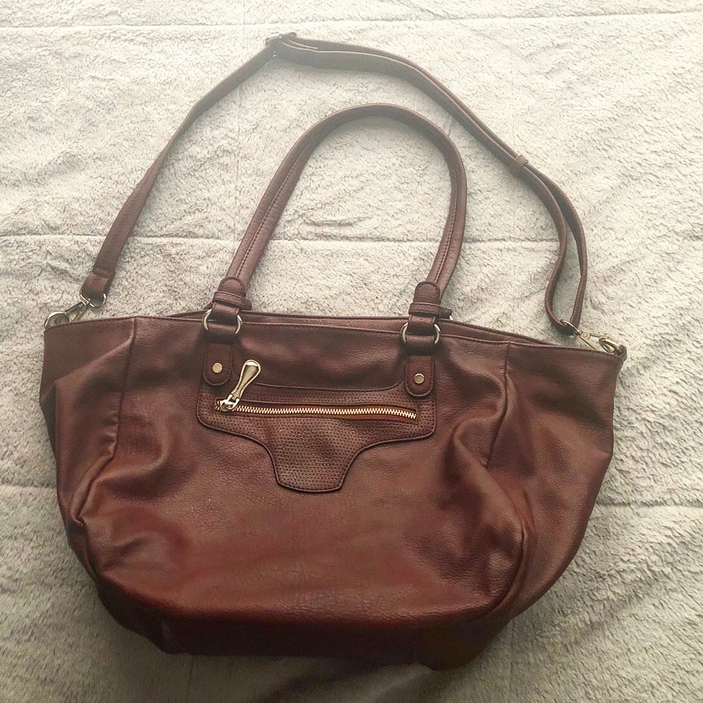 Burgundy/maroon shoulder bag